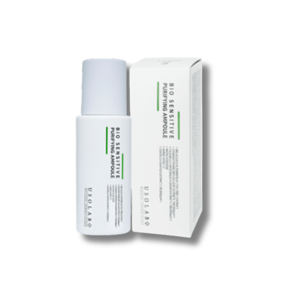 Успокаивающая увлажняющая сыворотка для ухода за кожей - Usolab Bio Sensitive Purifying Ampoule