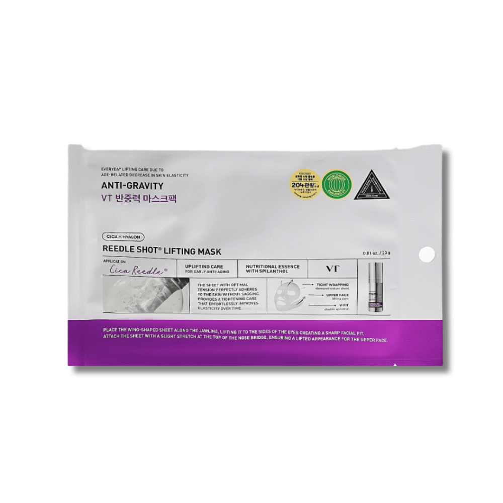 Ліфтинг-маска для овалу обличчя з мікроголками - VT Cosmetics Reedle Shot Lifting Mask
