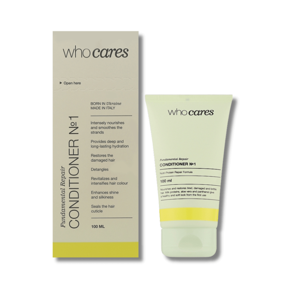 Кондиционер питательный для сухих и поврежденных волос - Who Cares Fundamental Repair Conditioner №1
