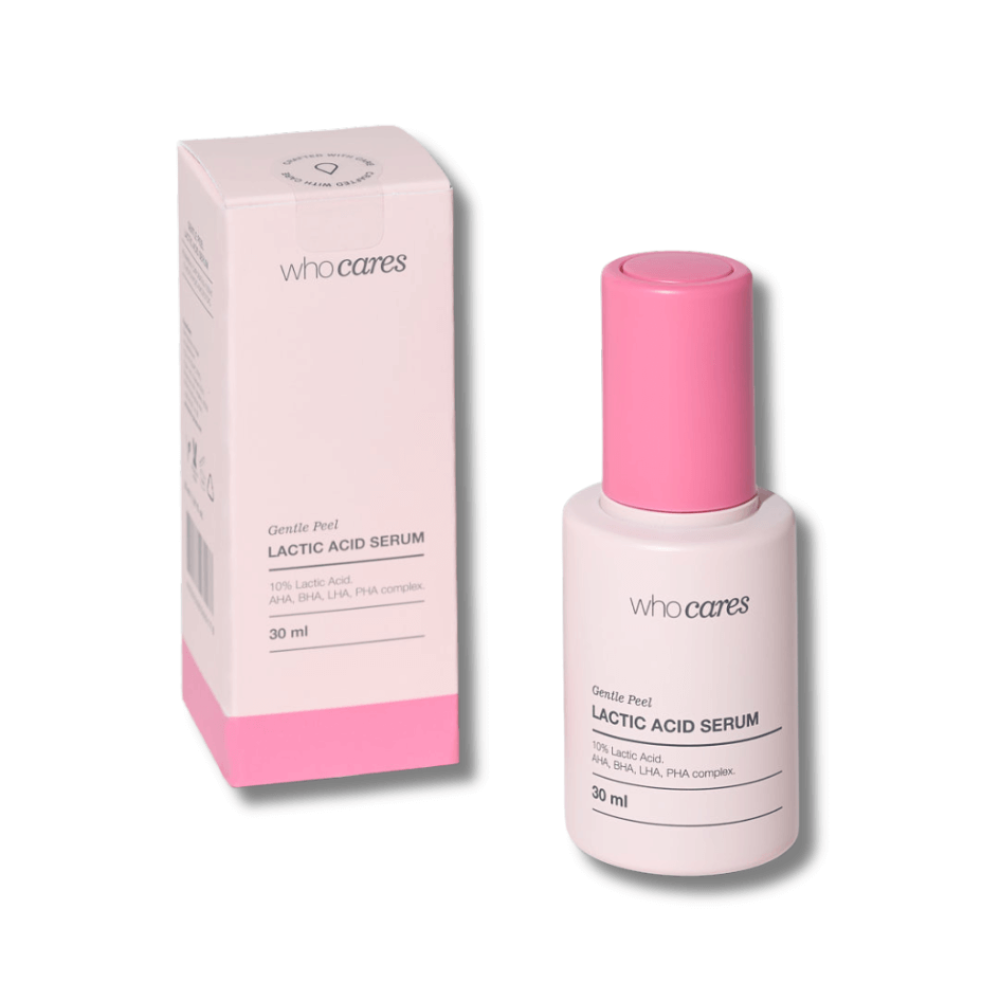 Несмываемая сыворотка-пилинг с молочной кислотой - Who Cares Gentle Peel Lactic Acid Serum