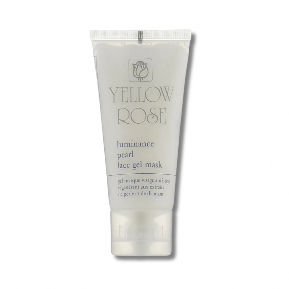 Гелева маска для обличчя з перлинами - Yellow Rose Luminance Pearl Face Gel Mask 