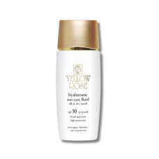 Сонцезахисний зволожуючий флюїд - Yellow Rose Hyaluronic Sun Care Fluid SPF50 Silk & Dry Touch