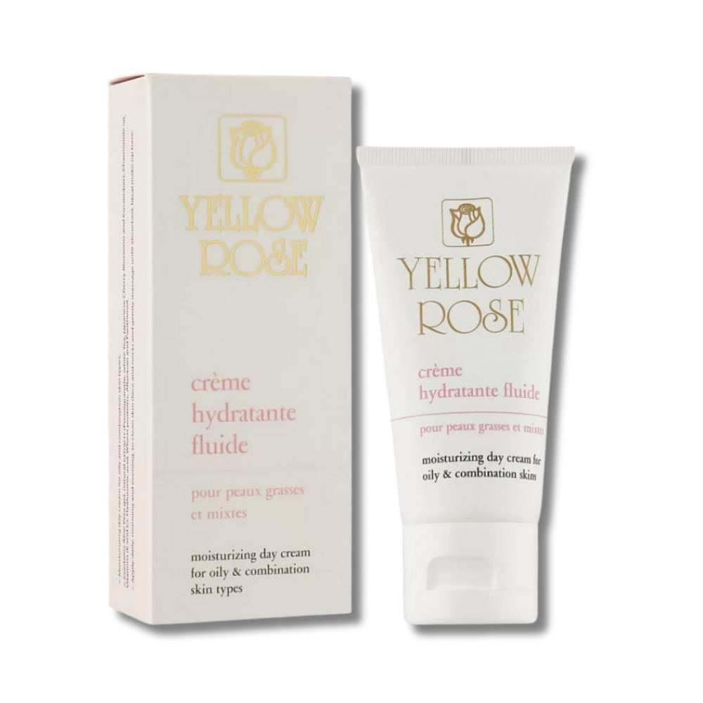 Зволожуючий денний флюїд - Yellow Rose Creme Hydratante Fluide 