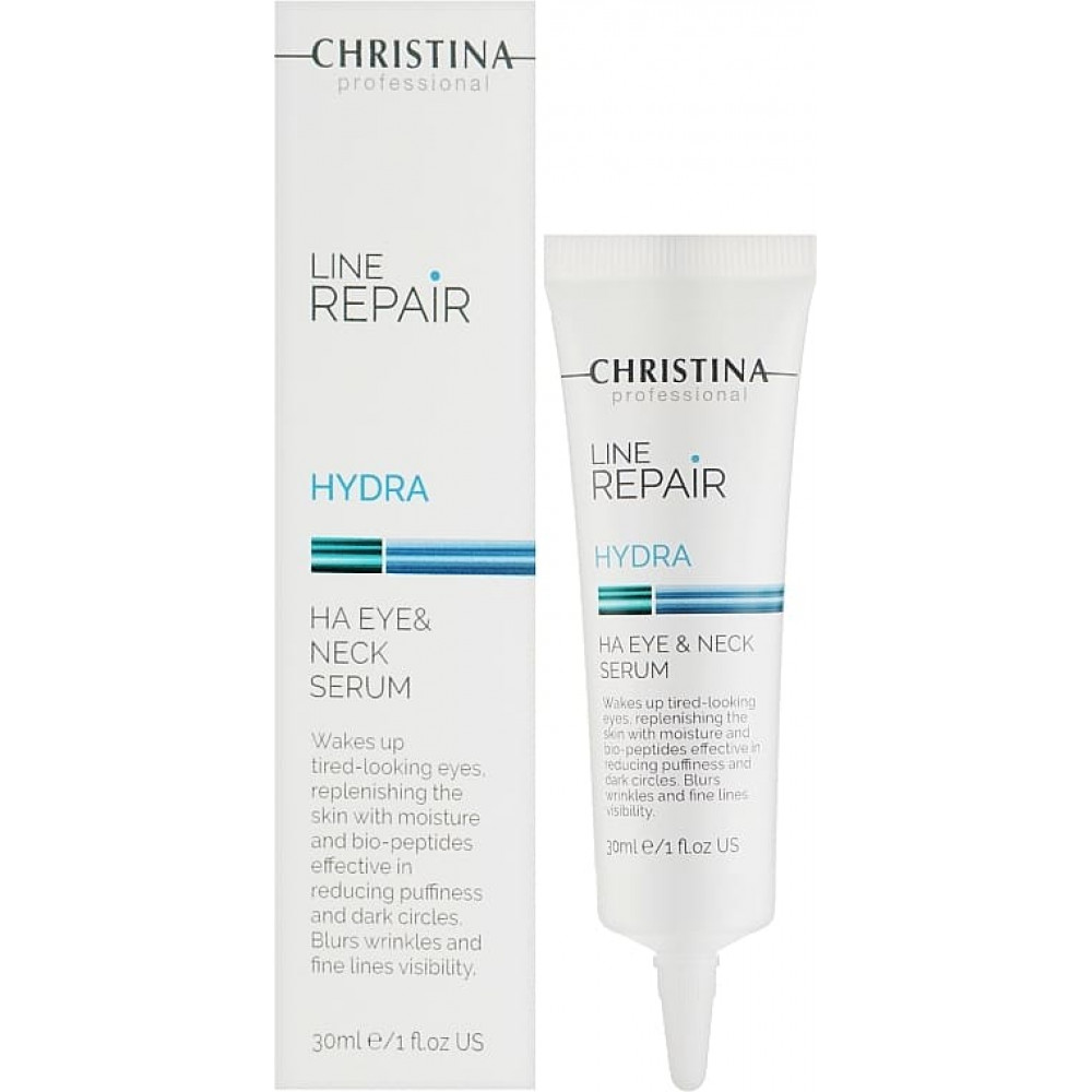 Сироватка для шкіри навколо очей та шиї - Christina Line Repair Hydra HA Eye & Neck Serum