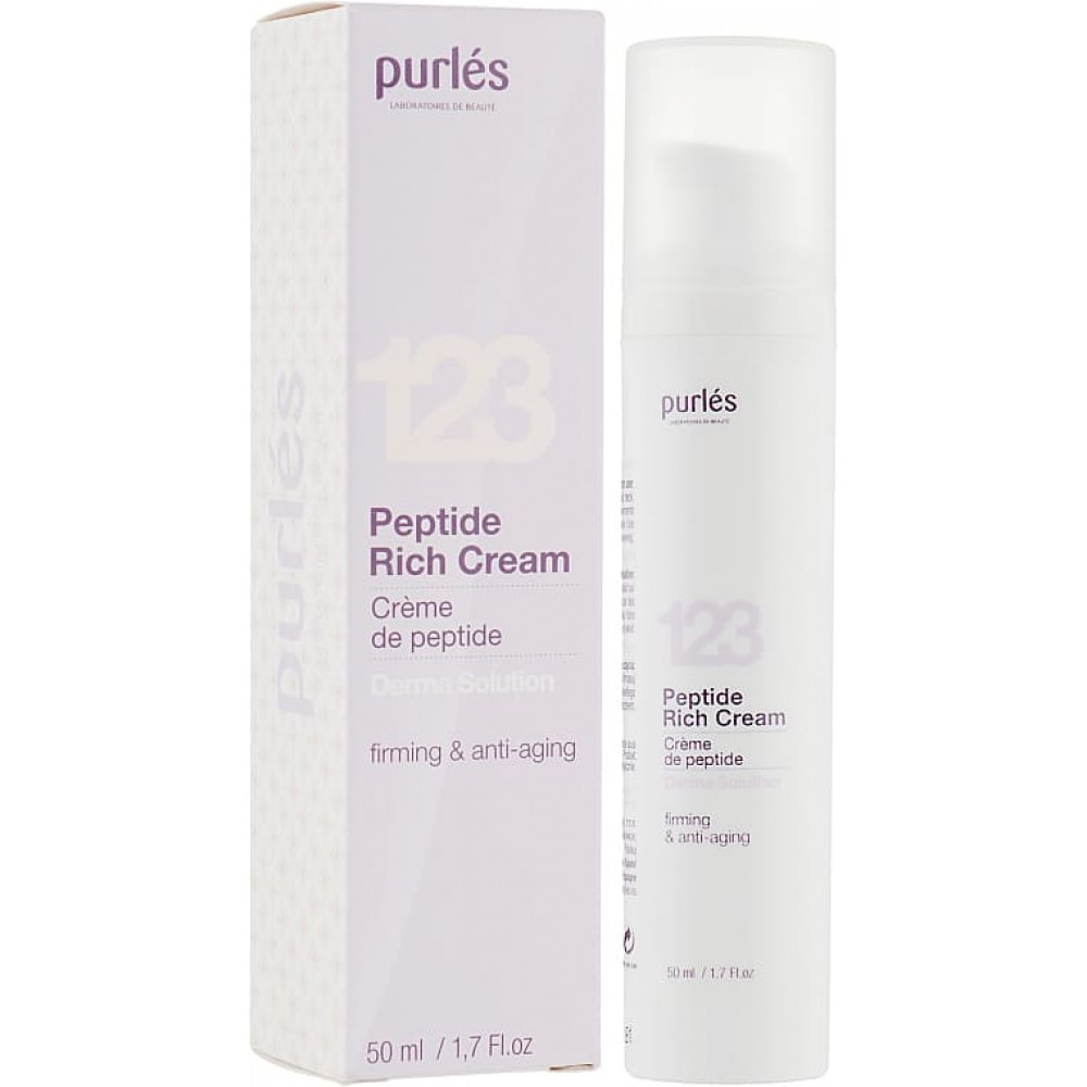 Питательный крем с пептидами - Purles Derma Solution 123 Peptide Rich Cream