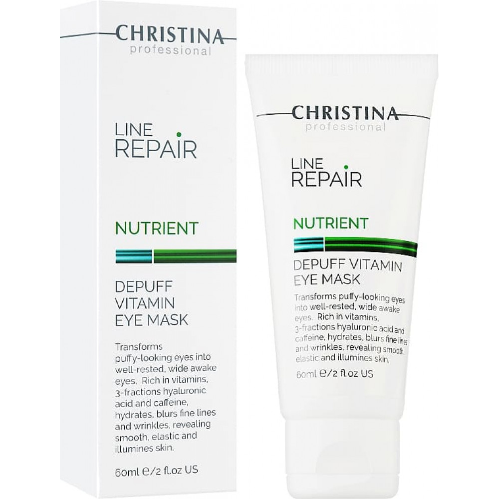 Вітамінна омолоджуюча маска навколо очей - Christina Line Repair Nutrient Depuff Vitamin Eye Mask