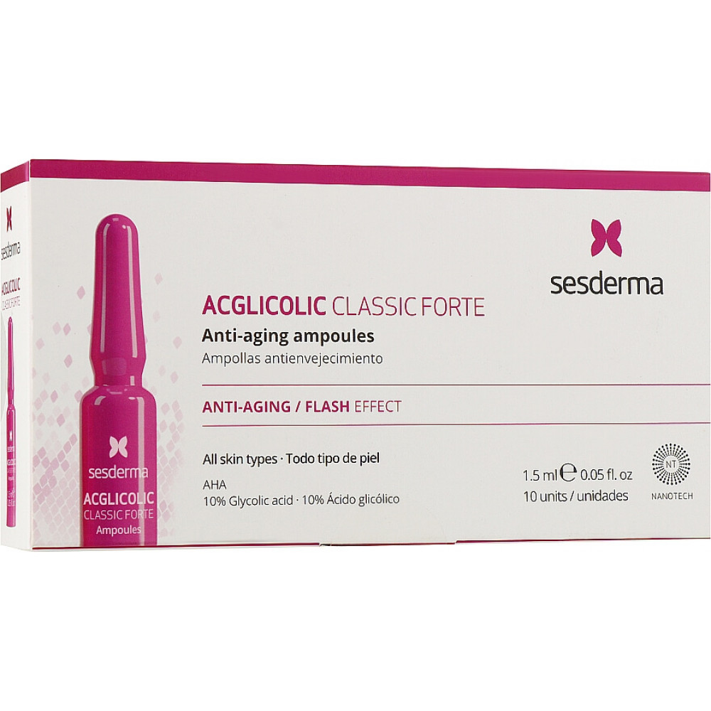 Ампули з гліколевою кислотою - SeSDerma Acglicolic Classic Ampoules Forte