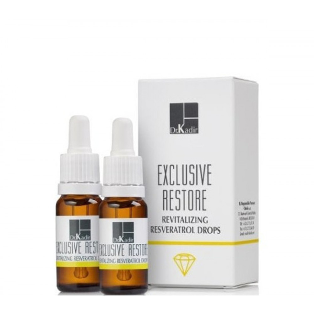  Краплі "Ресвератрол" для відновлення шкіри обличчя - Dr. Kadir Exclusive Restore Revitalizing Resveratrol Drops