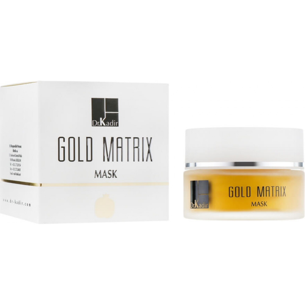 Золота маска для в'янучої шкіри - Dr. Kadir Gold Matrix Gold Mask