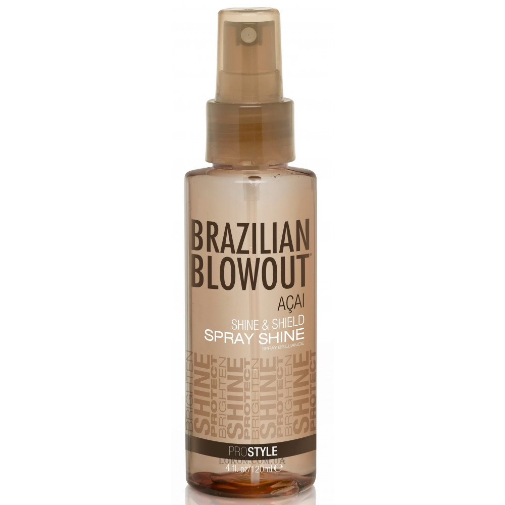 Захисний спрей-блиск - BRAZILIAN blowout Shine Spray Solution