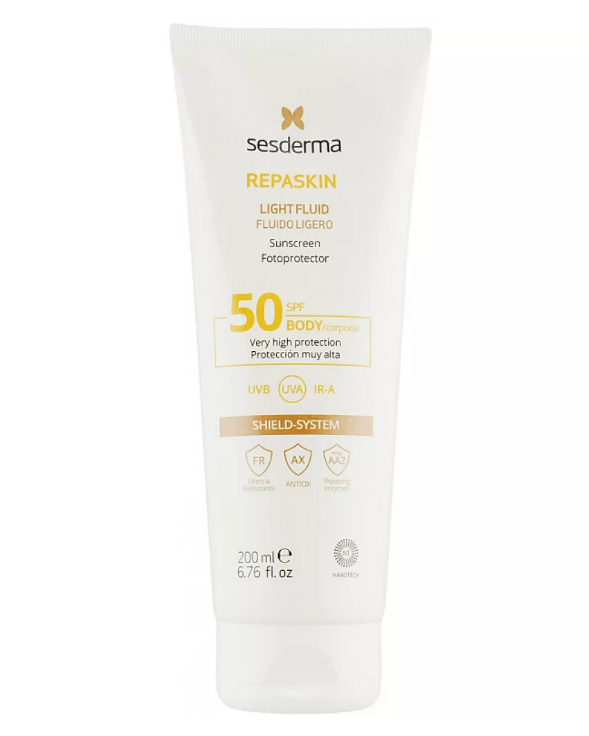 SesDerma Laboratories Repaskin Light Body Fluid SPF 50
