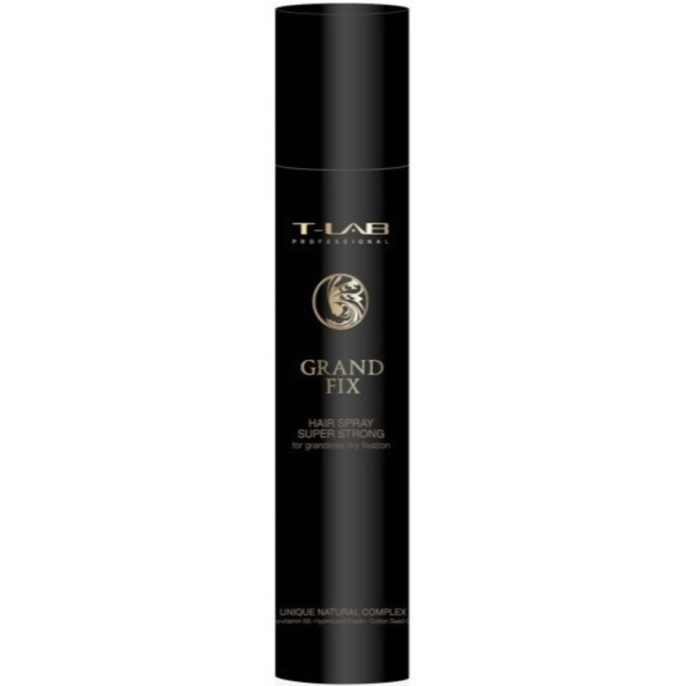 Лак для волос супер сильной фиксации - T-LAB Professional Grand Fix Hair Spray Super Strong