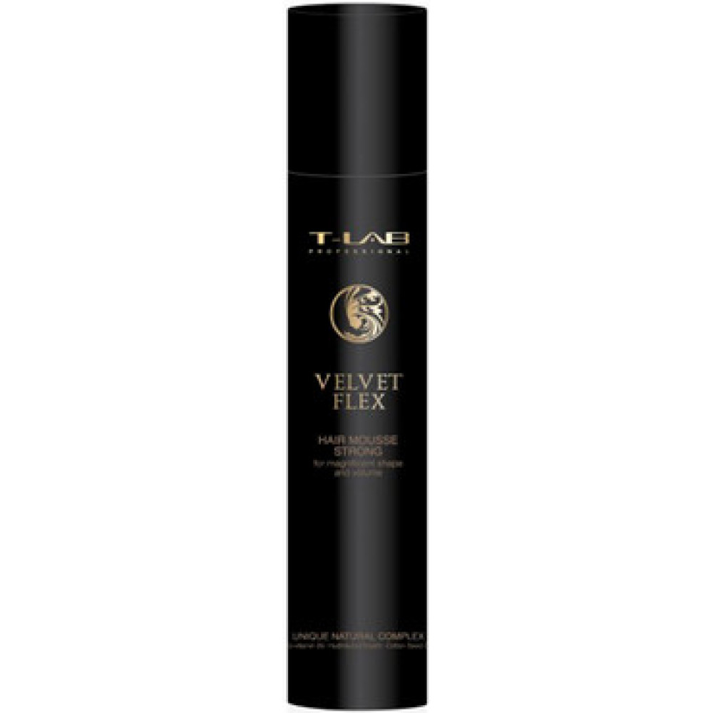 Мусс для волос сильной фиксации - T-LAB Professional Velvet Flex Hair Mousse Strong