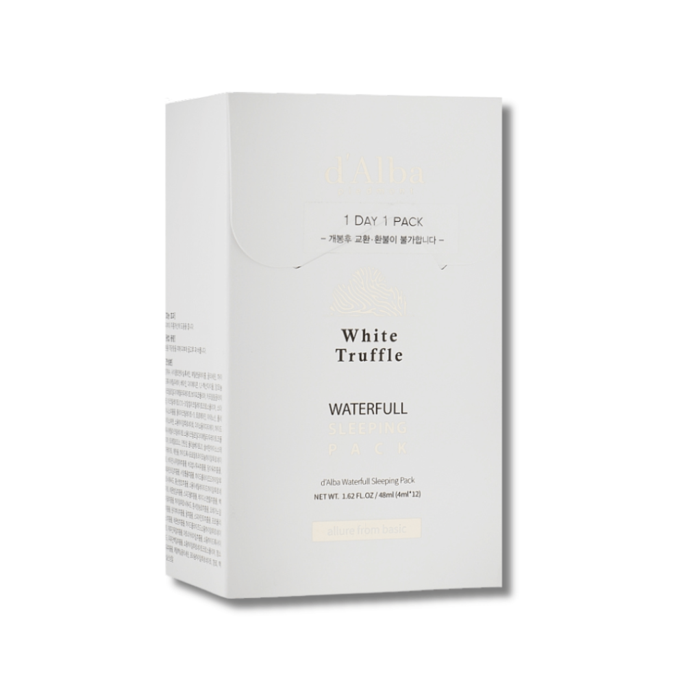 Нічна гелева маска - D'Alba Waterfull Vegan Sleeping Pack