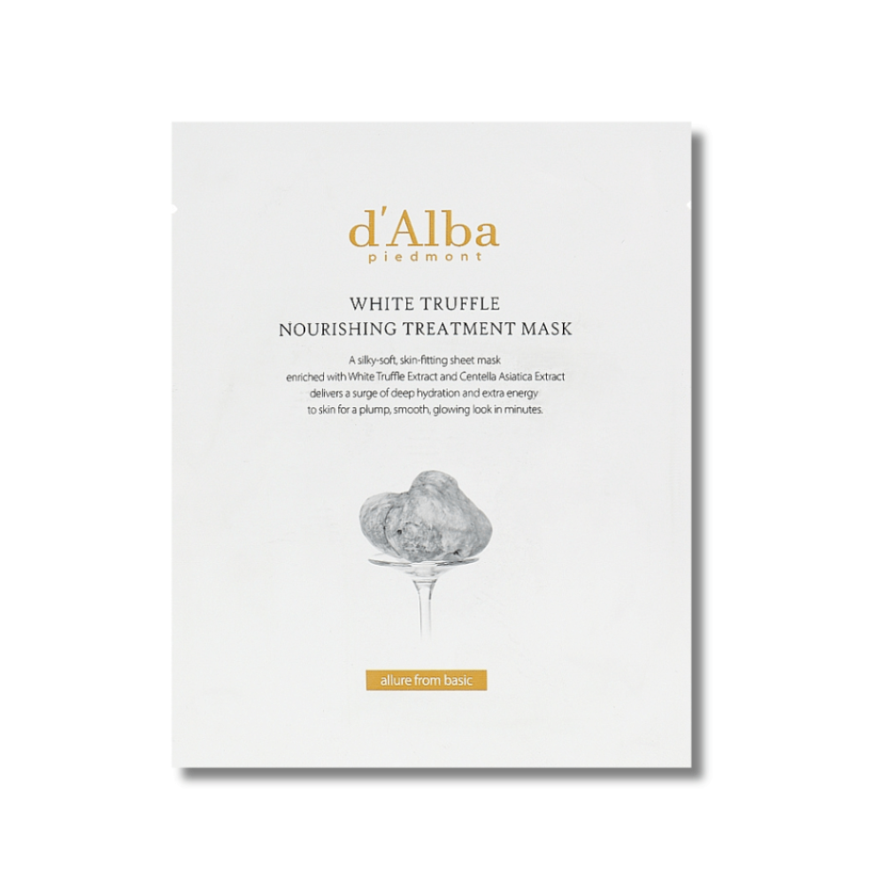 Поживна листова маска з білим трюфелем - D'Alba White Truffle Nourishing Treatment Mask