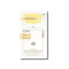 Поживна маска з екстрактом білого трюфеля та гіалуроновою кислотою - D'Alba White Truffle Double Mask Pack