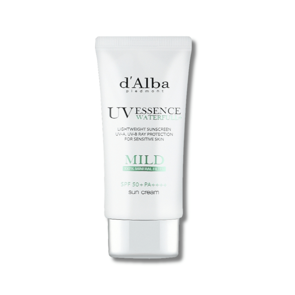 Санблок із максимальним захистом від сонця для чутливої шкіри - D'Alba Waterfull Mild Sunscreen SPF 50+PA+++