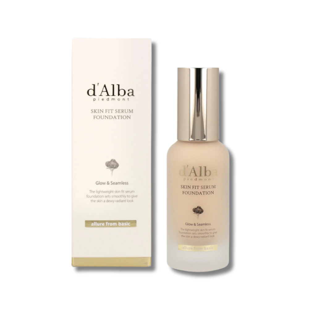 Сироватка-тональна основа з легким покриттям для рівного тону та розкішного сяйва, SPF 50 PA+++ - D'Alba Skin Fit Serum Foundation