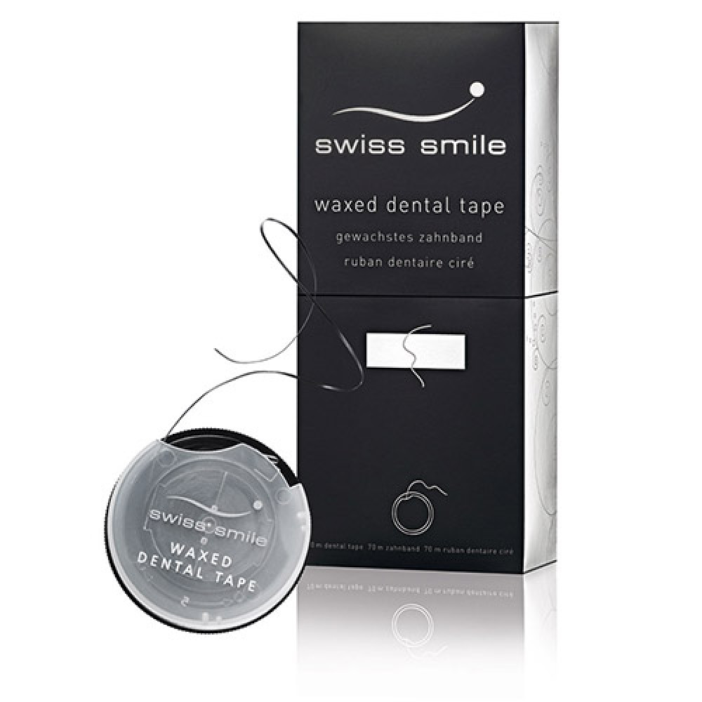 Вощена зубна стрічка зі смаком м'яти - swiss smile in between