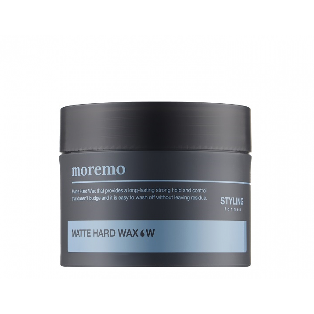 Матуючий віск сильної фіксації для чоловіків - Moremo Matte Hard Wax W STYLING for Men